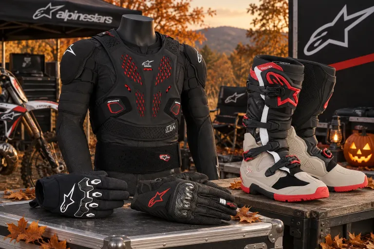 ALPINESTARS endurócsizmák és testprotektorok