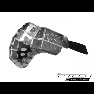 P-TECH (PK003) Skid plate with exhaust pipe guard and plastic bottom for Sherco SER 250 300 2014 - 2019