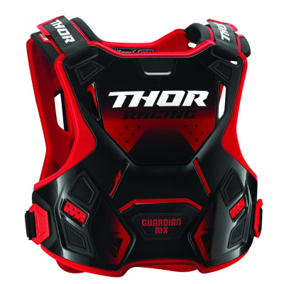 Thor GUARDIAN MX ROOST YOUTH Body Armor (2XS/XS * S/M Red/Black) 2701-0856