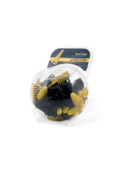 ACERBIS END CAP exhaust plug AC 0011550 (18pcs black / 18pcs yellow)