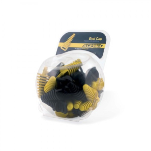 ACERBIS END CAP exhaust plug AC 0011550 (18pcs black / 18pcs yellow)