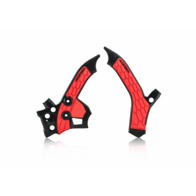 ACERBIS FRAME PROTECTOR X-GRIP CRF250L 13-19 (BLACK/RED * SILVER/RED) AC 0023405.