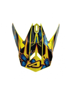 ACERBIS REPLACEMENT VISOR BUTTERFLY - BLUE/YELLOW AC 0015906.248