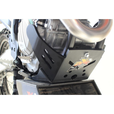 HDPE XTREM 8MM SKID PLATE & LINKAGE GUARD KTM HUSQVARNA 250 350 SX-F XC-F FC FX 2019 AX1502