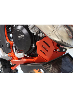 HDPE XTREM 8MM SKID PLATE & LINKAGE GUARD RED BETA 250RR 300RR 2018 - 2019 AX1527
