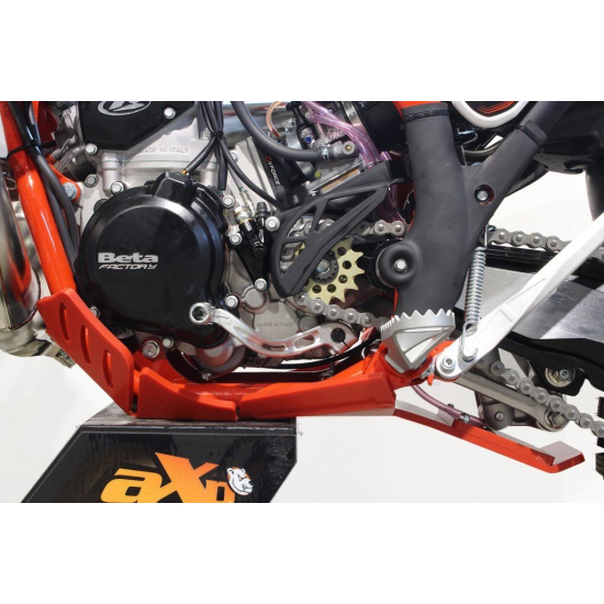 HDPE XTREM 8MM SKID PLATE & LINKAGE GUARD RED BETA 250RR 300 #3