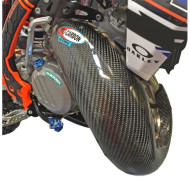 PRO-CARBON RACING KTM Exhaust Guard - Year 2004-15 - 125/144/150 SX for FMF Fatty