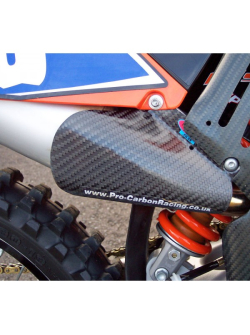 PRO-CARBON RACING KTM Silencer Protector - SX-F 2004-06 .... EXC-F 2004-07
