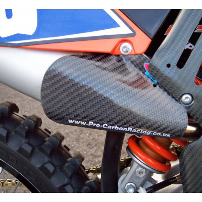 PRO-CARBON RACING KTM Silencer Protector - SX-F 2004-06 .... EXC-F 2004-07
