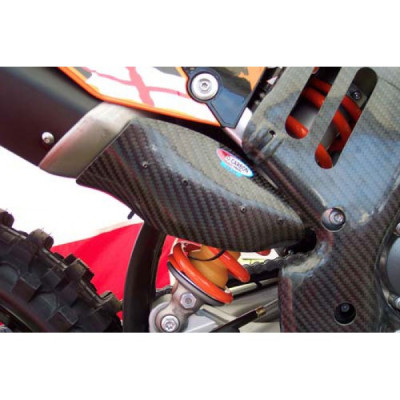 PRO-CARBON RACING KTM Silencer Protector - SX-F 250 2007-10 .... EXC-F 250 2008-11