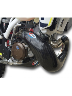 PRO-CARBON RACING Husqvarna Exhaust Guard - 2014-16 - TC 250 TE 250/300 for FMF Gnarly