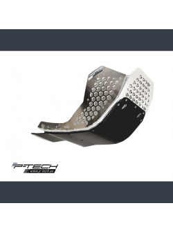 P-TECH Skid plate with exhaust pipe & linkage guard for Beta RR RS 350-500 2013-2019 PK004B