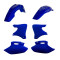 ACERBIS PLASTIC KITS YAMAHA YZF 400 98-99 (STANDARD * BLUE) AC 0007568.