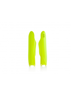 ACERBIS LOWER FORK COVERS YZ 125-250 15/19 + YZF 250 10/18 + 450 10/17 - FLO YELLOW AC 0013758.061
