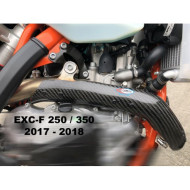 PRO-CARBON RACING KTM Exhaust Guard - Year 2017-19 - 350 EXC-F KT-EG-37
