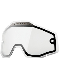 100% CLEAR VENTED DUAL REPLACEMENT LENS FOR 100% GOGGLES 59009-00001
