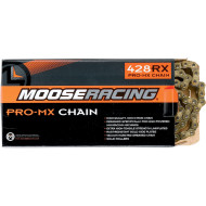 MOOSE RACING HARD-PARTS CHAIN 428-RXP / 130 LINKS / PRO-MX / GOLD M575-00-130