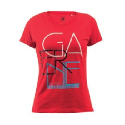 GAERNE G.AT YOUR FEET T-SHIRT  LADY (RED * WHITE) (XS * S * M * L * XL) 4216-005
