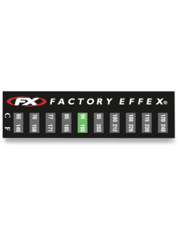 FACTORY EFFEX STICKER, TEMPERATURE FX 08-90225