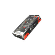 ART folding levers black / red screw per pair Honda CRF250R / 450R / RX 87000238 MX7210-MX8207-RD