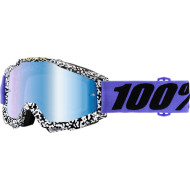 100% ACCURI BRENTWOOD OFFROAD GOGGLE W/ MIRROR BLUE LENS 50210-211-02