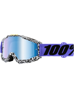 100% ACCURI BRENTWOOD OFFROAD GOGGLE W/ MIRROR BLUE LENS 50210-211-02