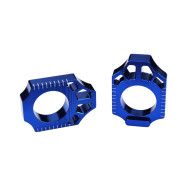 SCAR Axle Blocks Blue Yamaha YZ125/250 442160