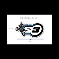 S3 Sticker Truck Size DA-XE