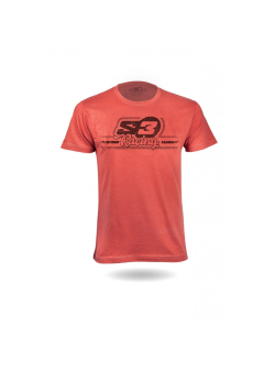 S3 T-shirt Casual Racing (BLUE * PINK * BLACK * RED * GREY) (S-2XL) T-shirt