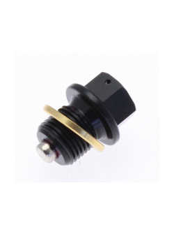 TECNIUM Magnetic Oil Drain Plug M12x1,5x13 Aluminium Black 891618 L35-643