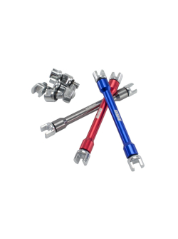 DRC Pro Spoke Wrench 5.6-7.0 (Red * Blue * Ti-Color) D59-15