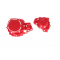 ACERBIS KIT X-POWER CRF450R/RX 2021 (BLACK * RED) AC 0024688