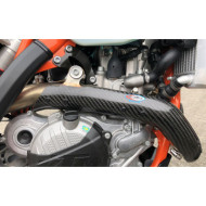 PRO-CARBON RACING KTM Long Exhaust Guard - Year 2020-22 - 250 EXC-F KT-EG-54