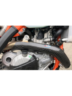 PRO-CARBON RACING KTM Long Exhaust Guard - Year 2020-22 - 250 EXC-F KT-EG-54