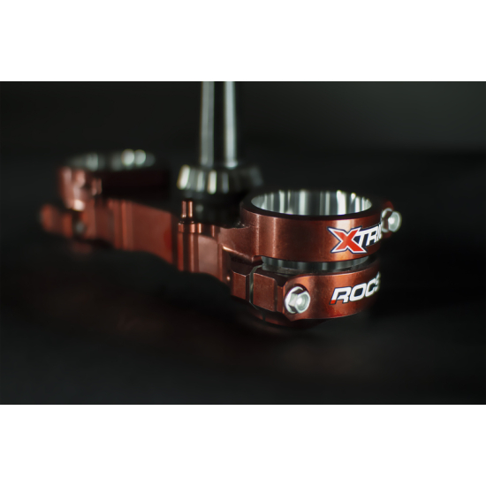 XTRIG Rocs Tech Triple Clamp Red 22,5mm offset 1061061 40803 #1