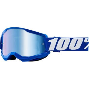 100% Strata 2 Goggles blue - mirror 50028-00002