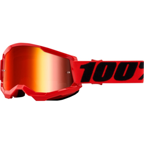 100% Strata 2 Goggles red - mirror 50028-00004