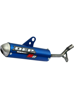 DEP Pipes KTM 2 STROKE KTM50 SX / HVA TC 50 16-ON MX Silencer (BLUE) – FS** 5060630144852 DEPT2510