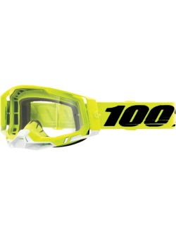 100% Racecraft 2 Goggles YL CLR 50009-00004