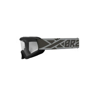 EKS XGROM CLEAR YOUTH GOGGLE BLACK & SILVER 067-30320