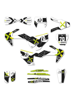 X-GRIP Graphic kit XG-Design #20 HUSQVARNA black/white XG-2221