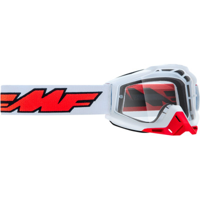 FMF VISION PowerBomb Rocket Goggles WH CLR F-50036-00004