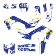 X-GRIP Graphic kit XG-Design #20, blue/white/mat SHERCO SE(F), 2017 - XG-2632
