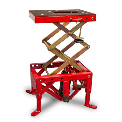 BIHR Hydraulic MX Lift Stand (Black * Red) (wheels not included) ST-SMI2091-2T