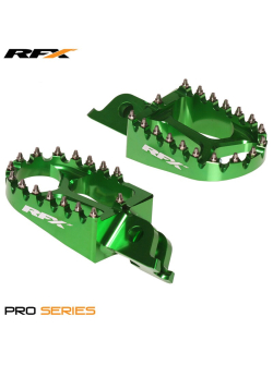RFX Pro Footrests (Green) - Kawasaki KXF250/450 1110569001 FXFR2010099GN