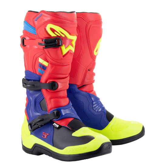 Fluo yellow/Red/Blue/Black #5