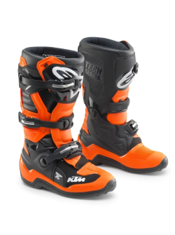 KTM Kids Tech 7S MX Boots (Black/Orange) 3PW23000760*