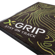 X-GRIP Doormat "I LIKE IT DIRTY" 80 x 100cm black/green XG-1984