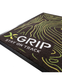 X-GRIP Doormat "I LIKE IT DIRTY" 80 x 100cm black/green XG-1984