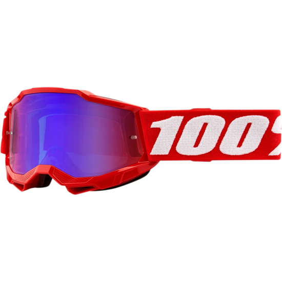 100% Youth Accuri 2 Goggles RD MIR RD/BL 50025-00002
